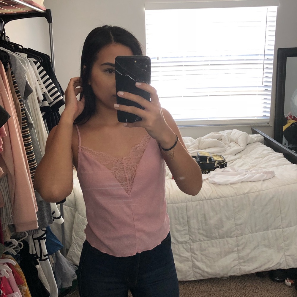 Lace tank top